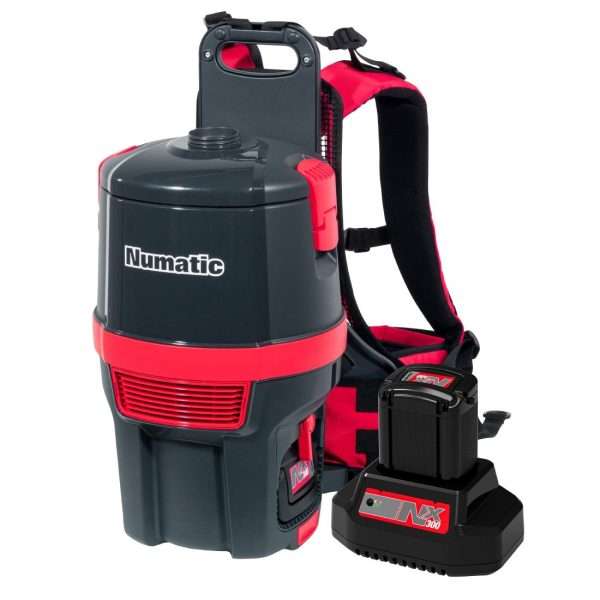 Numatic RSB150NX Cordless BackPack Vacuum Cleaner with 2x Batteries