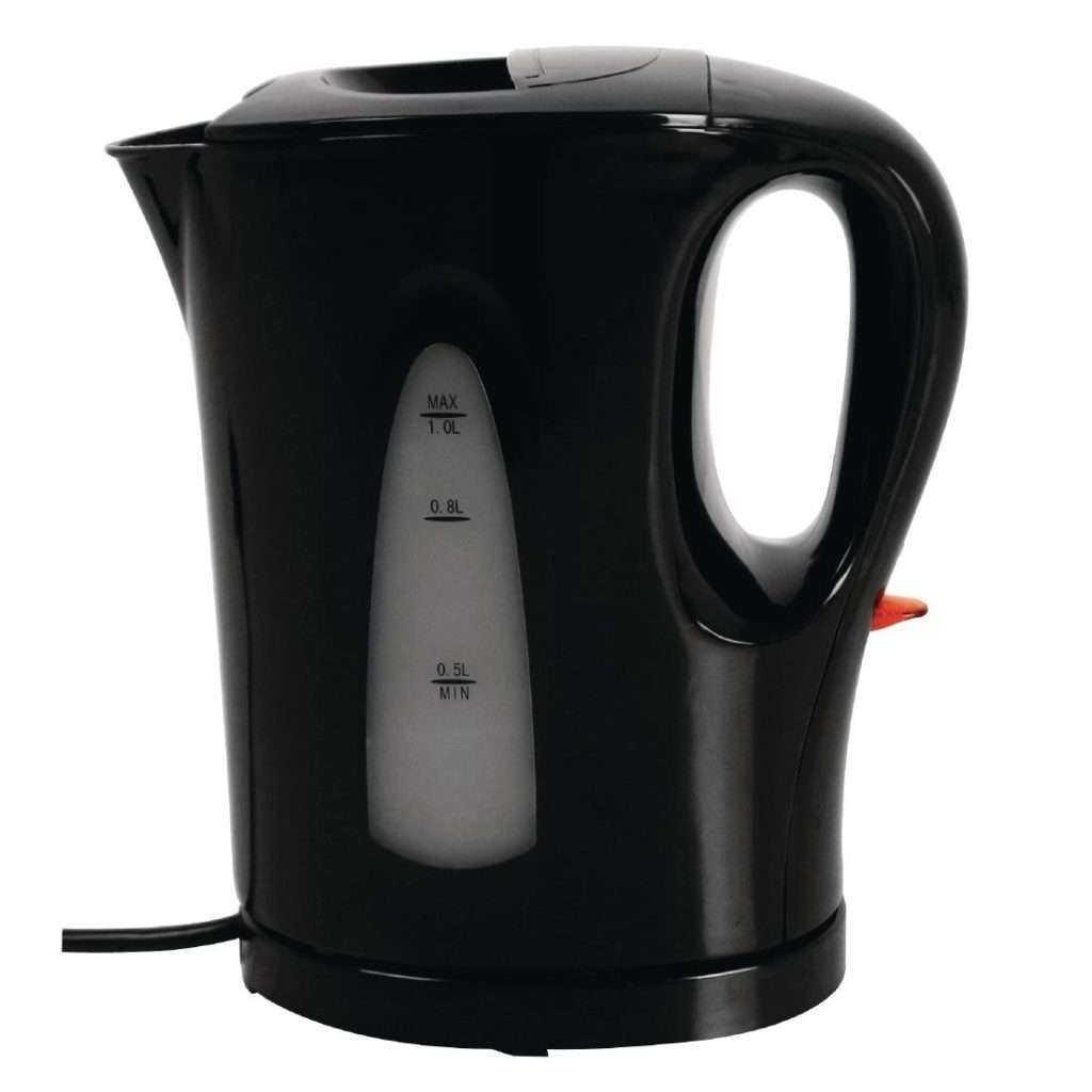 Caterlite Hotel Room Kettle Black 1Ltr