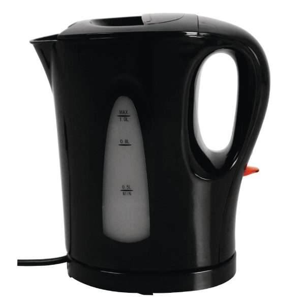 Caterlite Hotel Room Kettle Black 1Ltr
