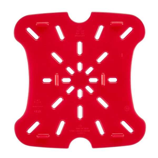Cambro FreshPro Red Drain Shelf 195x195mm