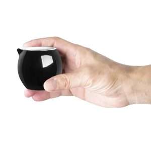 Olympia Cafe Milk Jug Black – 70ml 2.36fl oz (Pack of 6)
