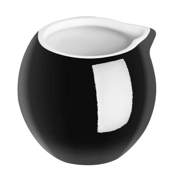 Olympia Cafe Milk Jug Black – 70ml 2.36fl oz (Pack of 6)