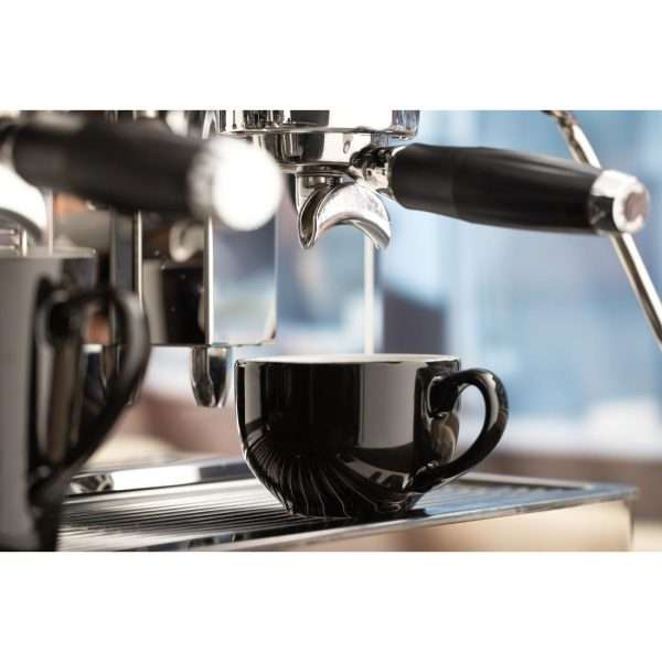 Olympia Cafe Coffee Cup Black – 230ml 8fl oz (Pack of 12)
