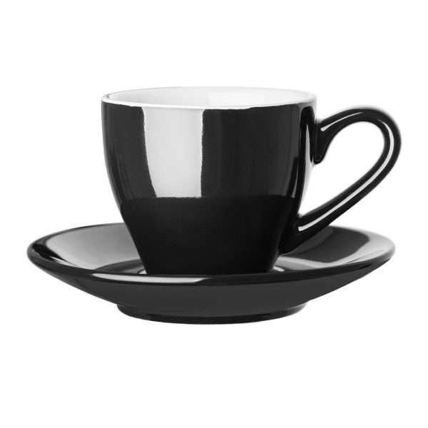Olympia Cafe Espresso Saucer Black (Pack of 12)