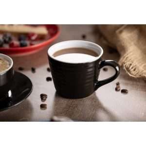 Olympia Cafe Aroma Mug Black – 230ml (Pack of 6)