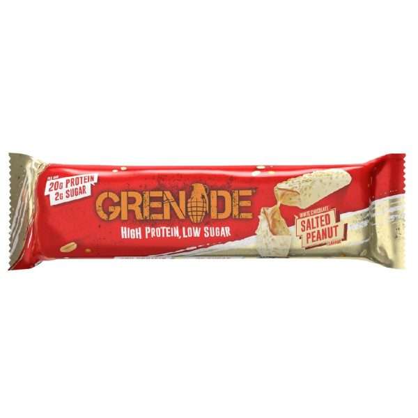 Grenade Protein Bar White Chocolate Salted Peanut 60g (Pack of 12)
