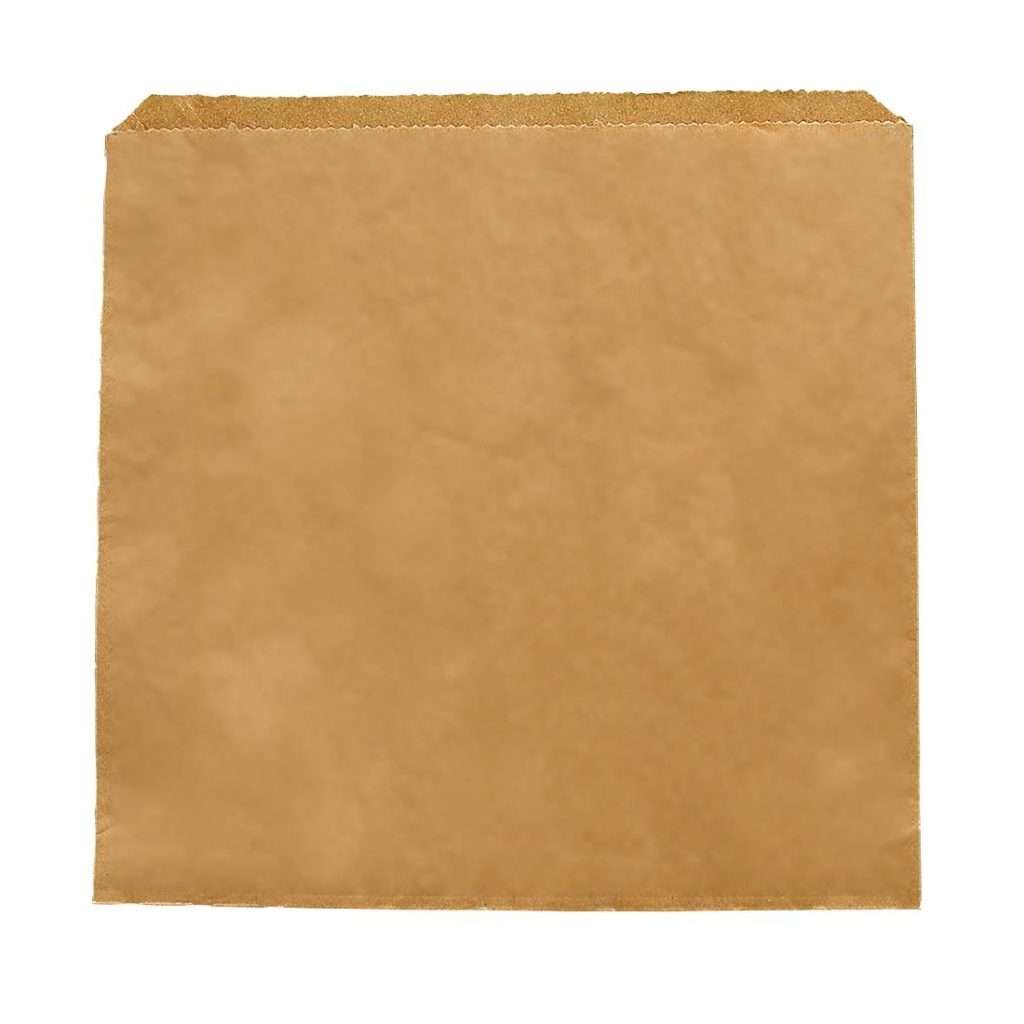 Vegware Compostable Paper Sandwich Bags Kraft – 7×7″ (Pack of 1000)