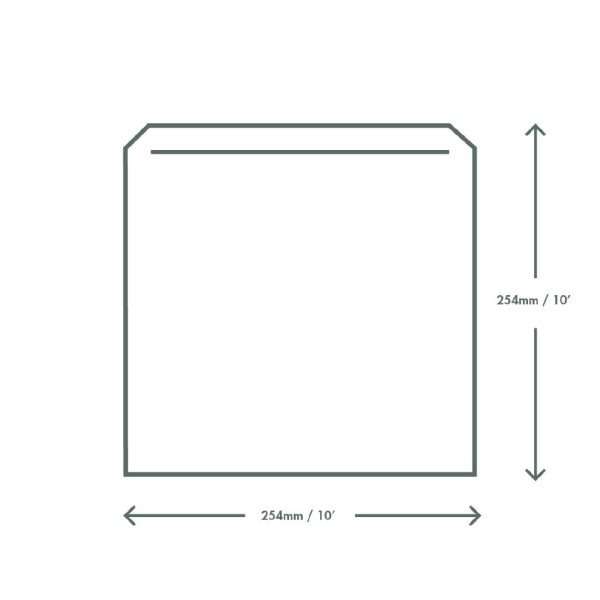 Vegware Compostable Paper Sandwich Bags Kraft – 7×7″ (Pack of 1000)