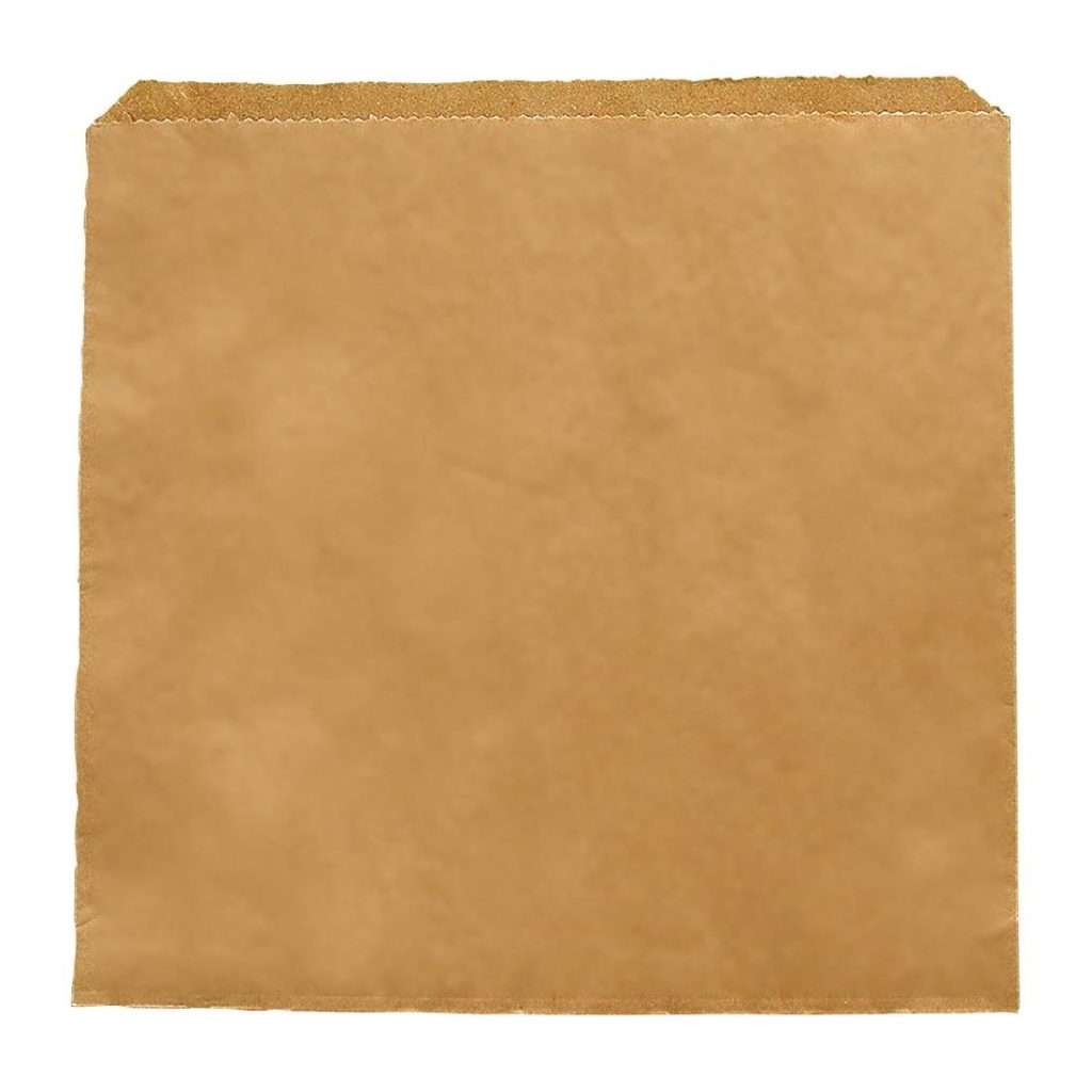 Vegware Compostable Paper Sandwich Bags Kraft – 10×10″ (Pack of 1000)