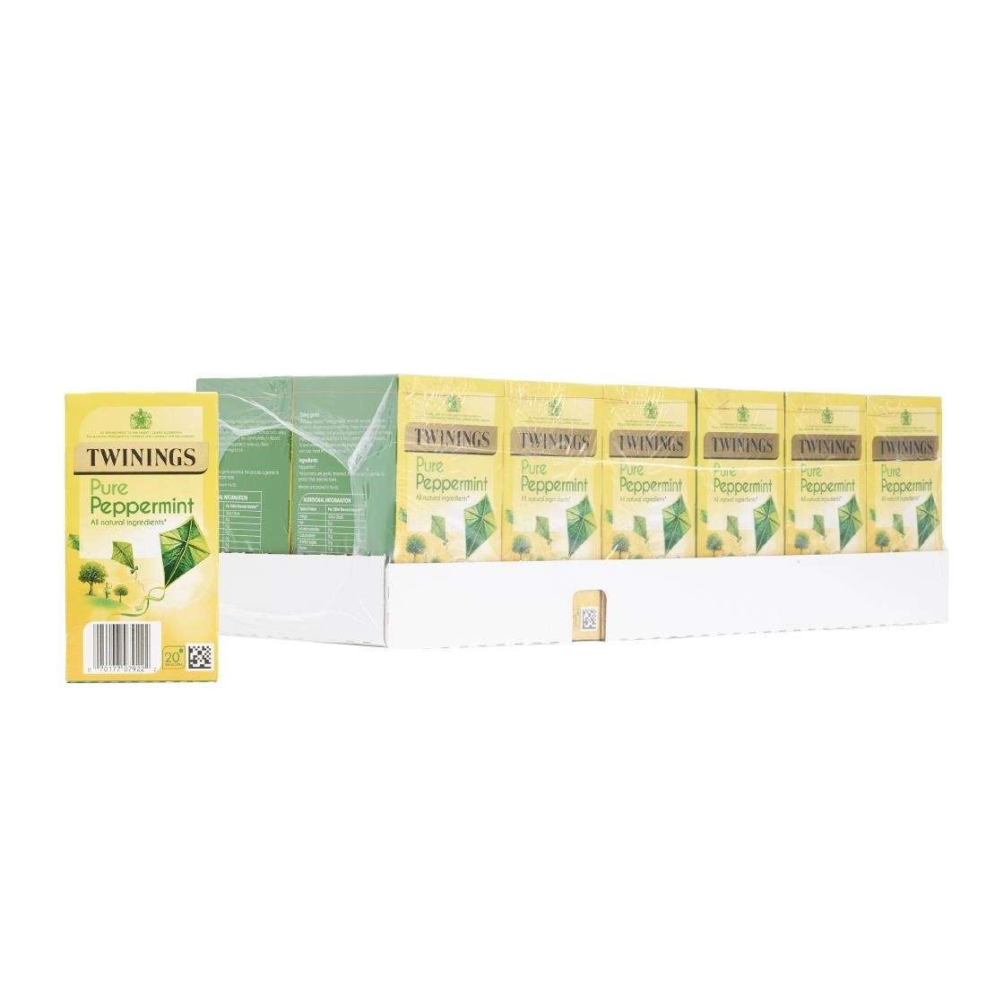 dz464_npi23-2 Twinings Pure Peppermint Enveloped Tea Bags (Pack of 240)