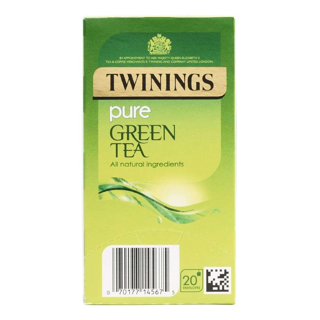 dz467_npi23 Twinings Pure Green Enveloped Tea Bags (Pack of 40)