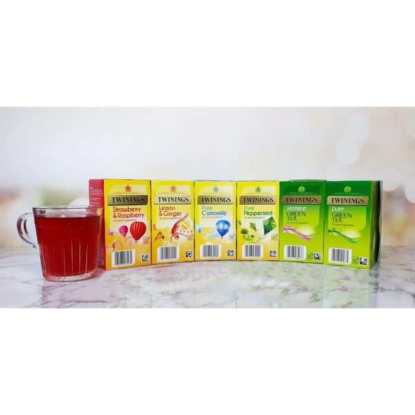 Twinings Infusions & Green Tea Variety Pack Enveloped Tea Bags (Pack of 120)