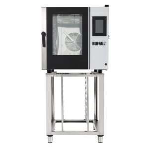 Buffalo Freestanding Smart Touchscreen Combi Oven 7 x GN 1/1 with Installation Kit