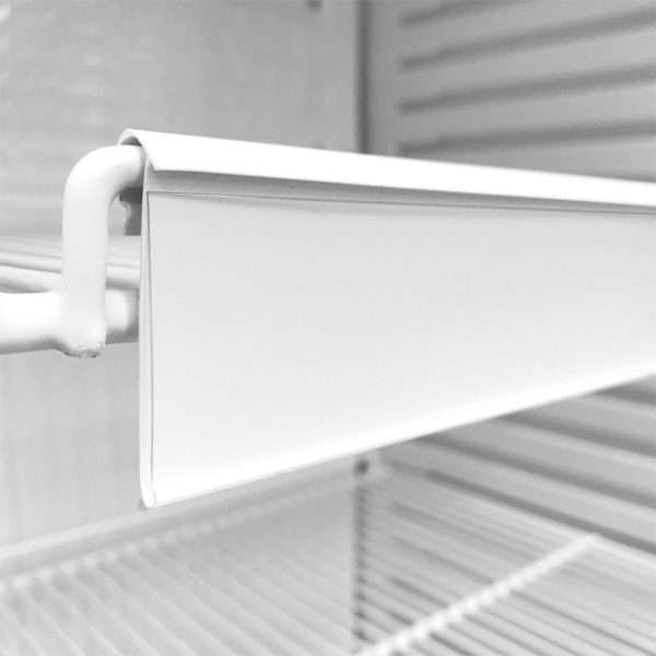 Tefcold FS1380 White, Glass Door Refrigerator