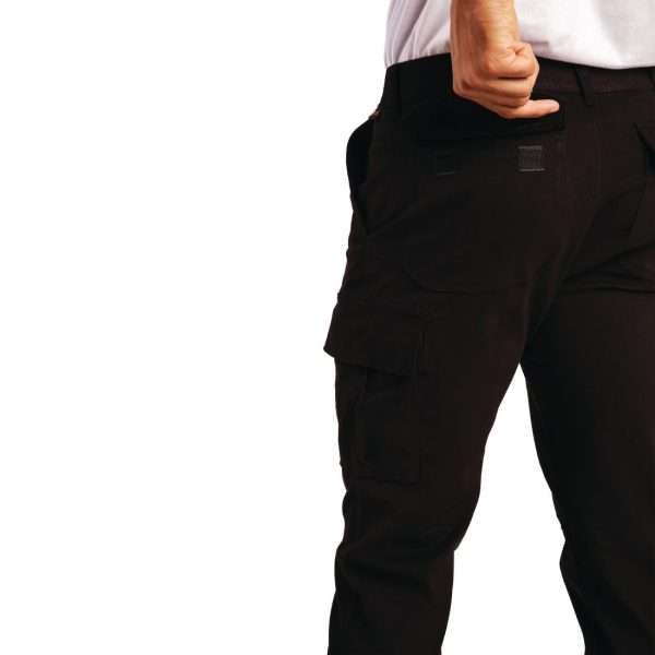 Portwest Stretch Slim Combat Trousers Black 40