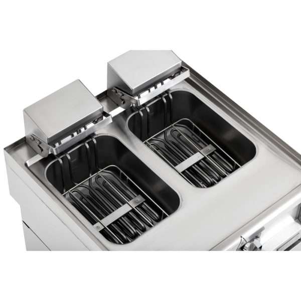 Buffalo 600 Series Twin Tank Electric Fryer 2 x 8Ltr