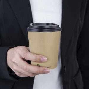 Fiesta Compostable Coffee Cups Single Wall 8oz (Pack of 50)
