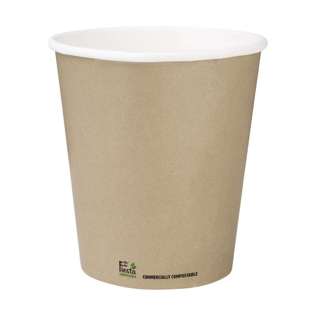 cu982_hotcupsinglewall-1 Fiesta Compostable Coffee Cups Single Wall 340ml / 12oz (Pack of 1000)