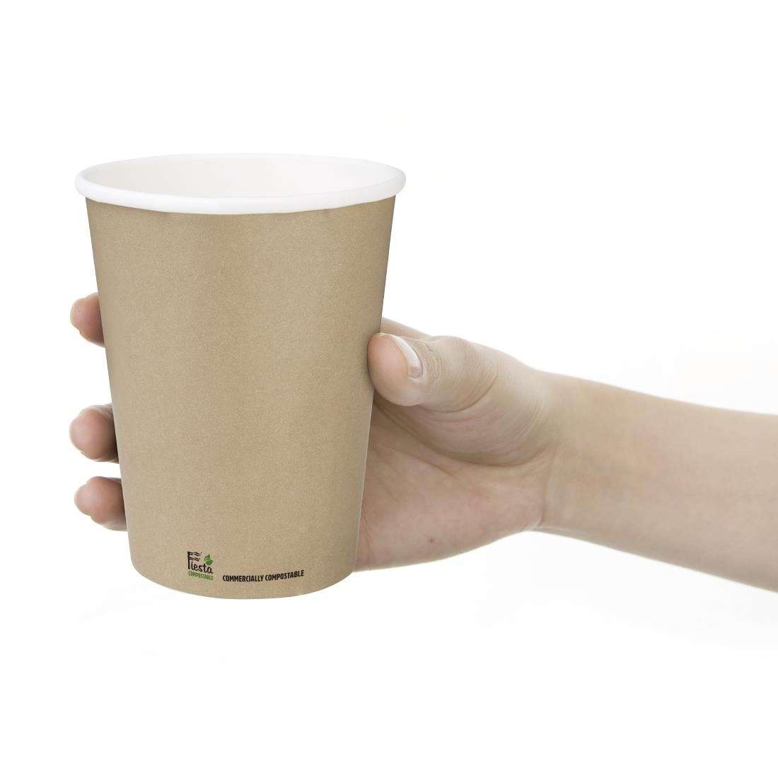 cu982_hotcupsinglewall-3 Fiesta Compostable Coffee Cups Single Wall 340ml / 12oz (Pack of 1000)