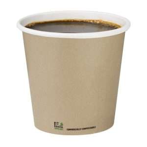 Fiesta Compostable Espresso Cups Single Wall 113ml (Pack of 50)