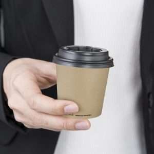 Fiesta Compostable Espresso Cups Single Wall 113ml (Pack of 50)