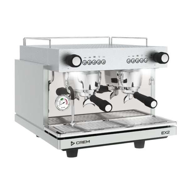 Crem EX2 2 Group Compact Traditional Espresso Machine Light Grey
