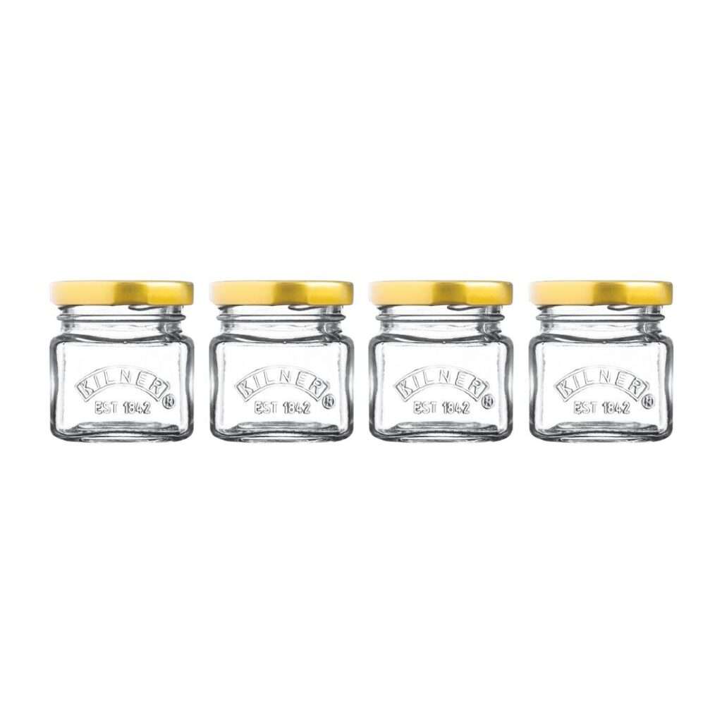 Kilner Mini Twist Top Jars 55ml (Pack 4)