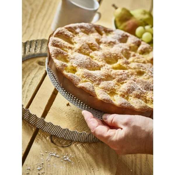De Buyer Special Non-stick Baking Sheet for 28cm Round Fluted Tart Mould (Pack 2)