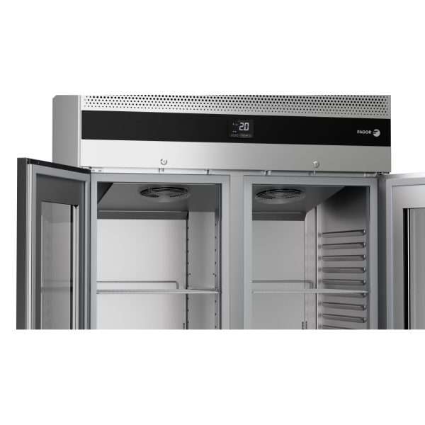 Fagor Advance Gastronorm Upright Cabinet Display Fridge 2 Door AUP-22G GD