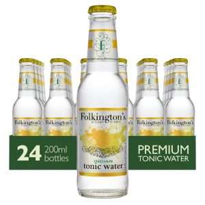 Folkington’s Indian Tonic Water Glass Bottle 200ml (Pack of 24)