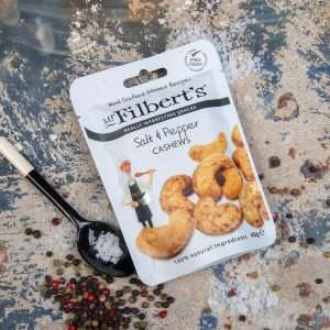 Mr Filbert’s Salt & Pepper Cashews 40g (Pack of 20)