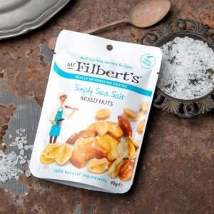 Mr Filbert’s Simply Sea Salt Mixed Nuts 40g (Pack of 20)