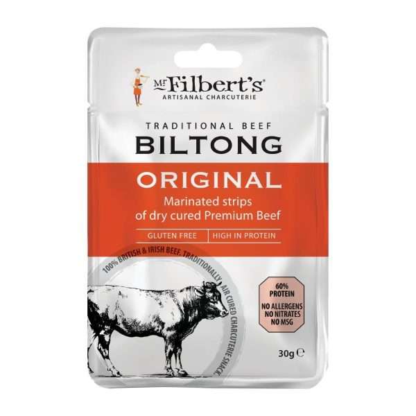 Mr Filbert’s Original Biltong 30g (Pack of 20)