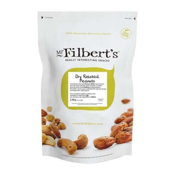 Mr Filbert’s Loose Serve Catering Bag Dry Roasted Peanuts 2.8kg