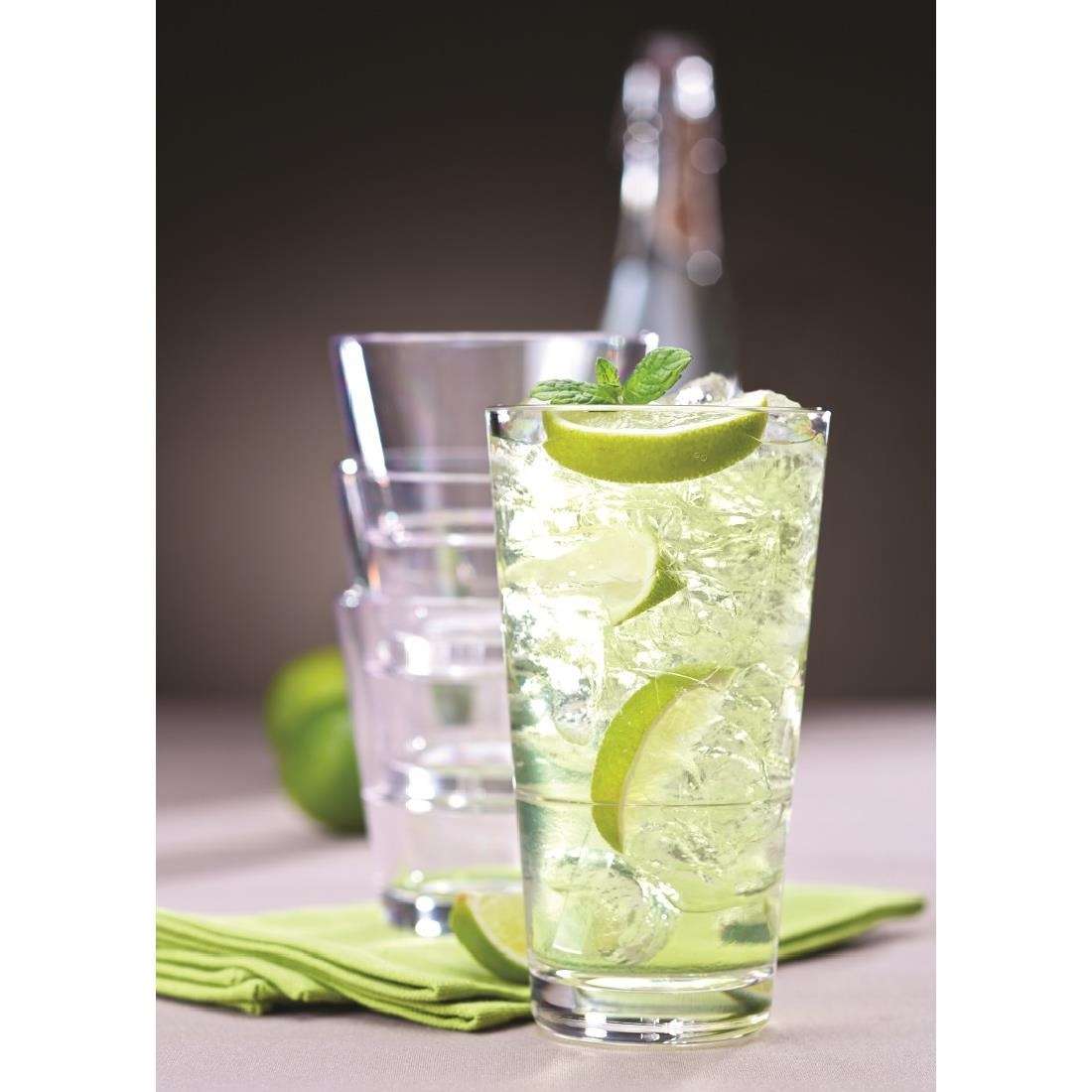 fu622_npi23-2 Utopia Venture Stacking Pint Glasses 570ml CA Stamped (Pack of 12)