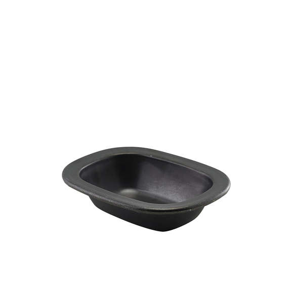 Black Vintage Steel Pie Dish QTY : 12