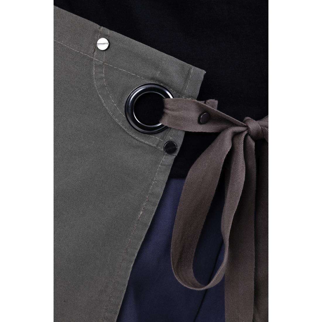 ba117_ctg-3 Southside Cotton Canvas Waist Apron Khaki