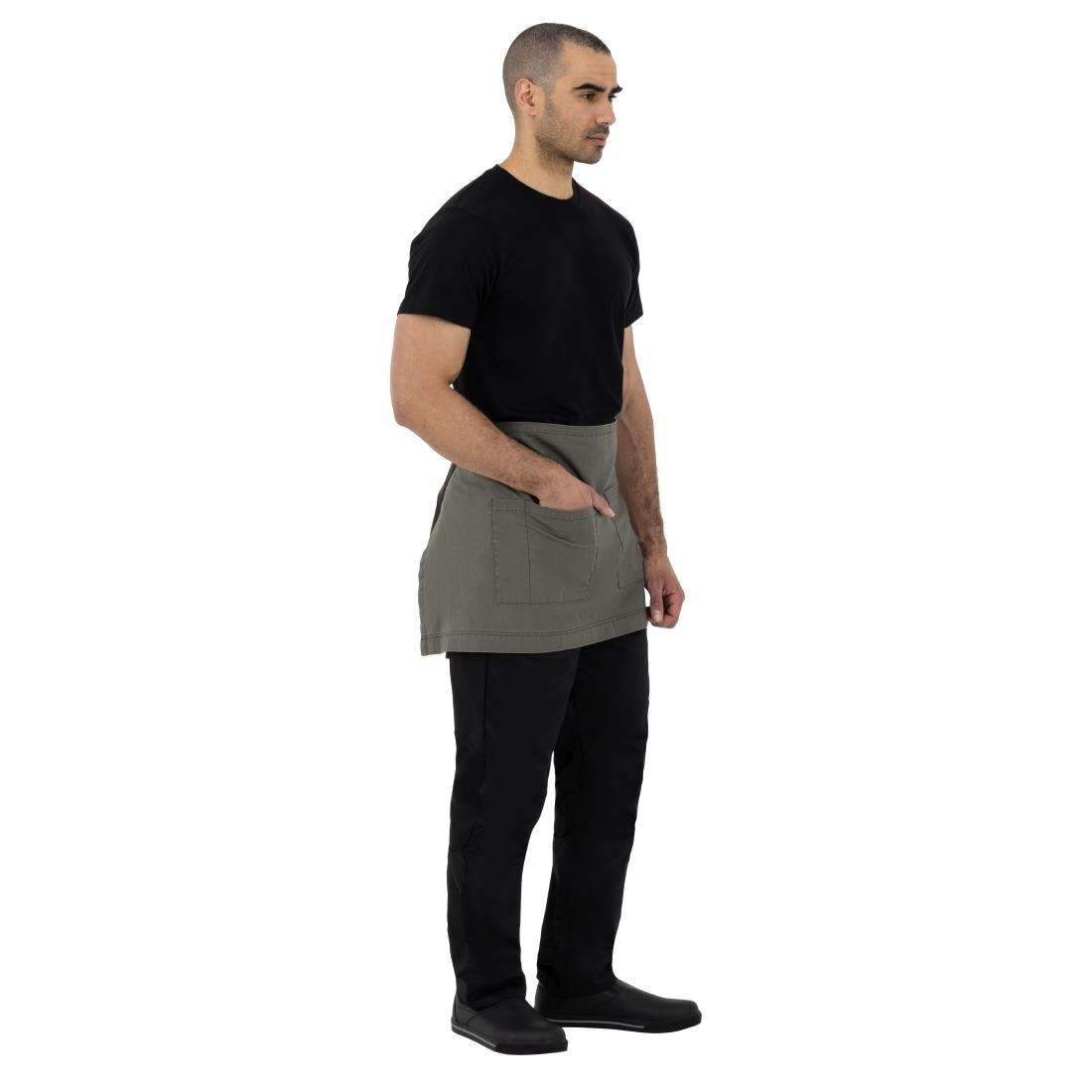 ba117_npi24-3 Southside Cotton Canvas Waist Apron Khaki
