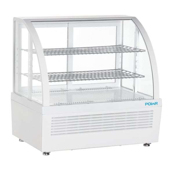 Polar C-Series Countertop Display Fridge White 100Ltr