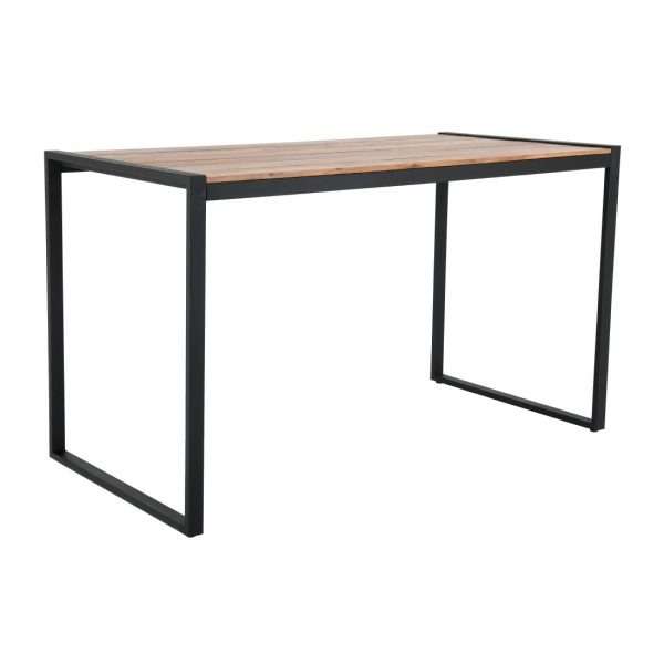 Bolero Steel and Acacia Industrial Bar Table 1800x900mm