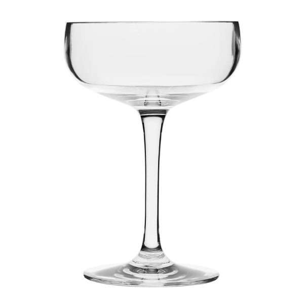 Olympia Kristallon Polycarbonate Champagne Coupe Glasses 210ml (Pack of 12)