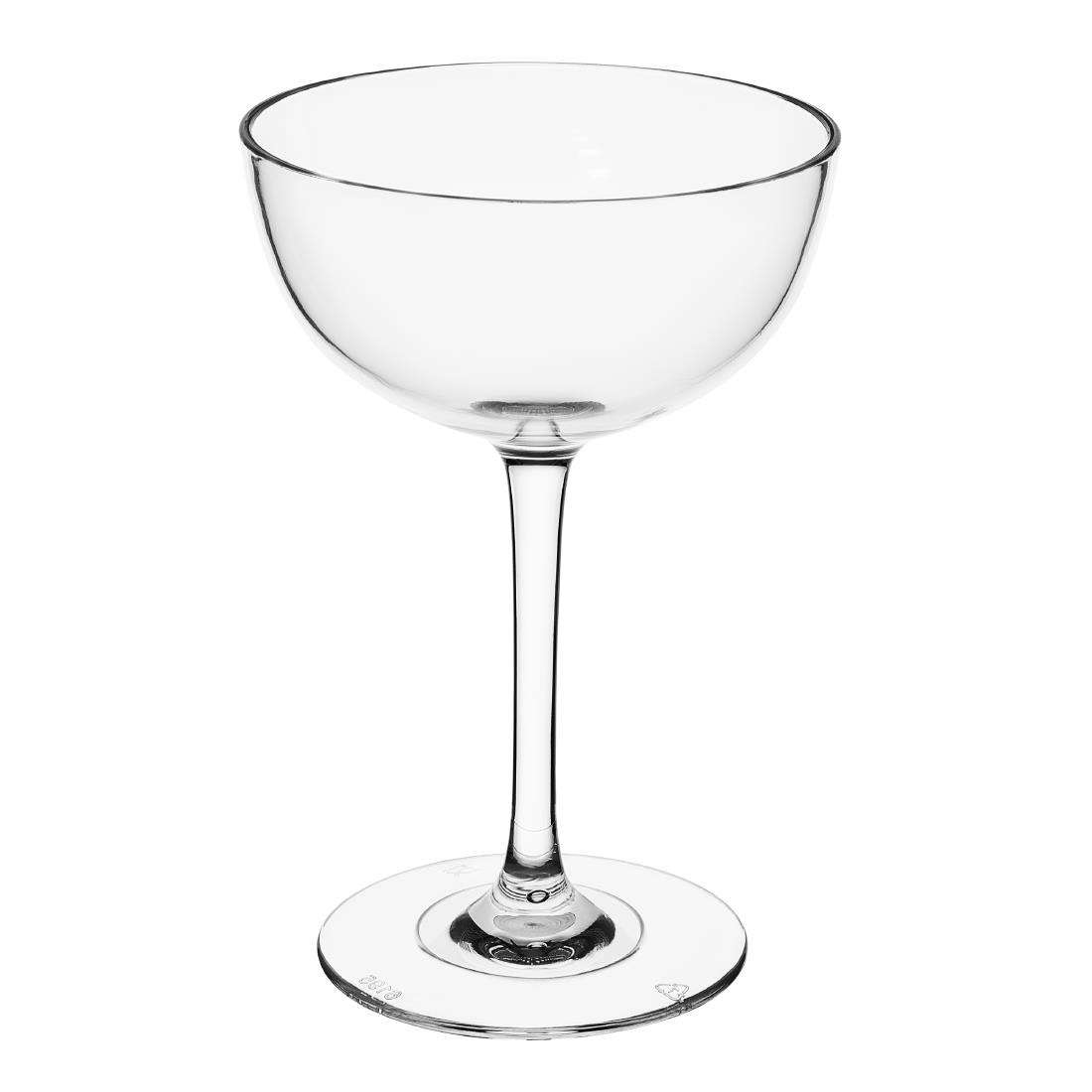 dm271_npi23-2 Olympia Kristallon Polycarbonate Cocktail Glasses 250ml (Pack of 12)