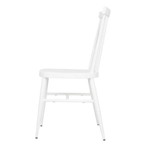 Bolero Windsor Aluminium White Chairs White (Pack of 4)