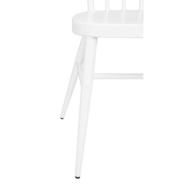 Bolero Windsor Aluminium White Chairs White (Pack of 4)
