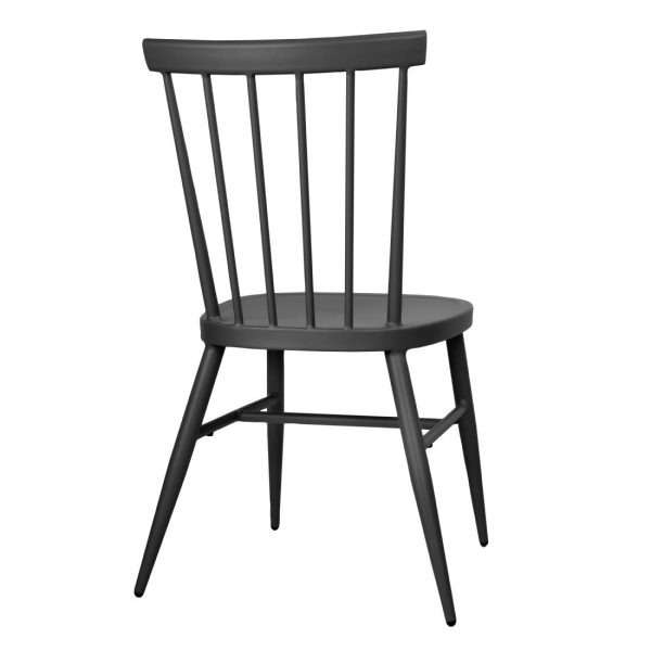 Bolero Windsor Aluminium Black Chairs (Pack of 4)