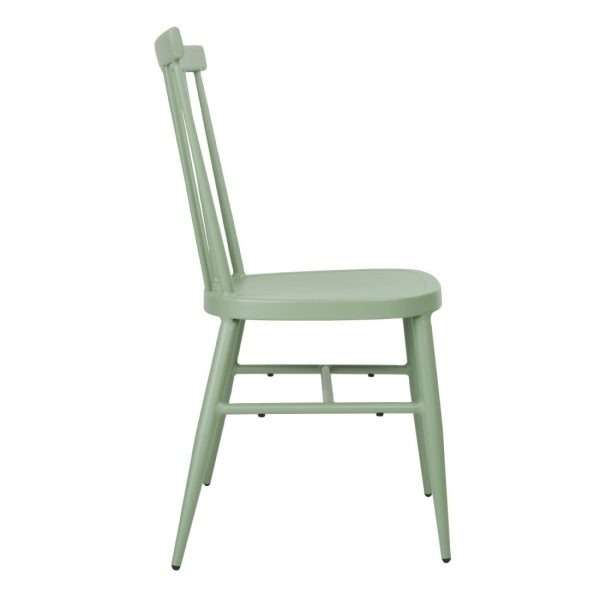 Bolero Windsor Aluminium Green Chairs (Pack of 4)