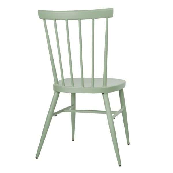Bolero Windsor Aluminium Green Chairs (Pack of 4)