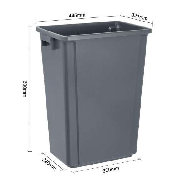 Jantex Slim Bin 60Ltr Grey