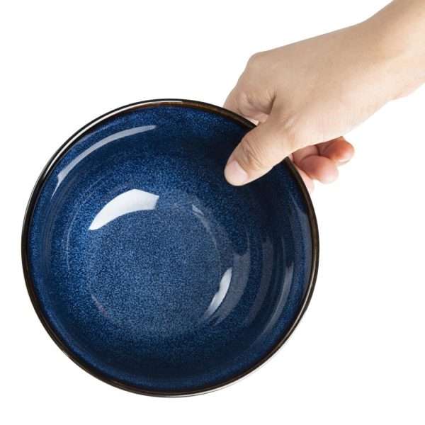 Olympia Luna Midnight Blue Footed Bowls 150mm (Pack of 6)