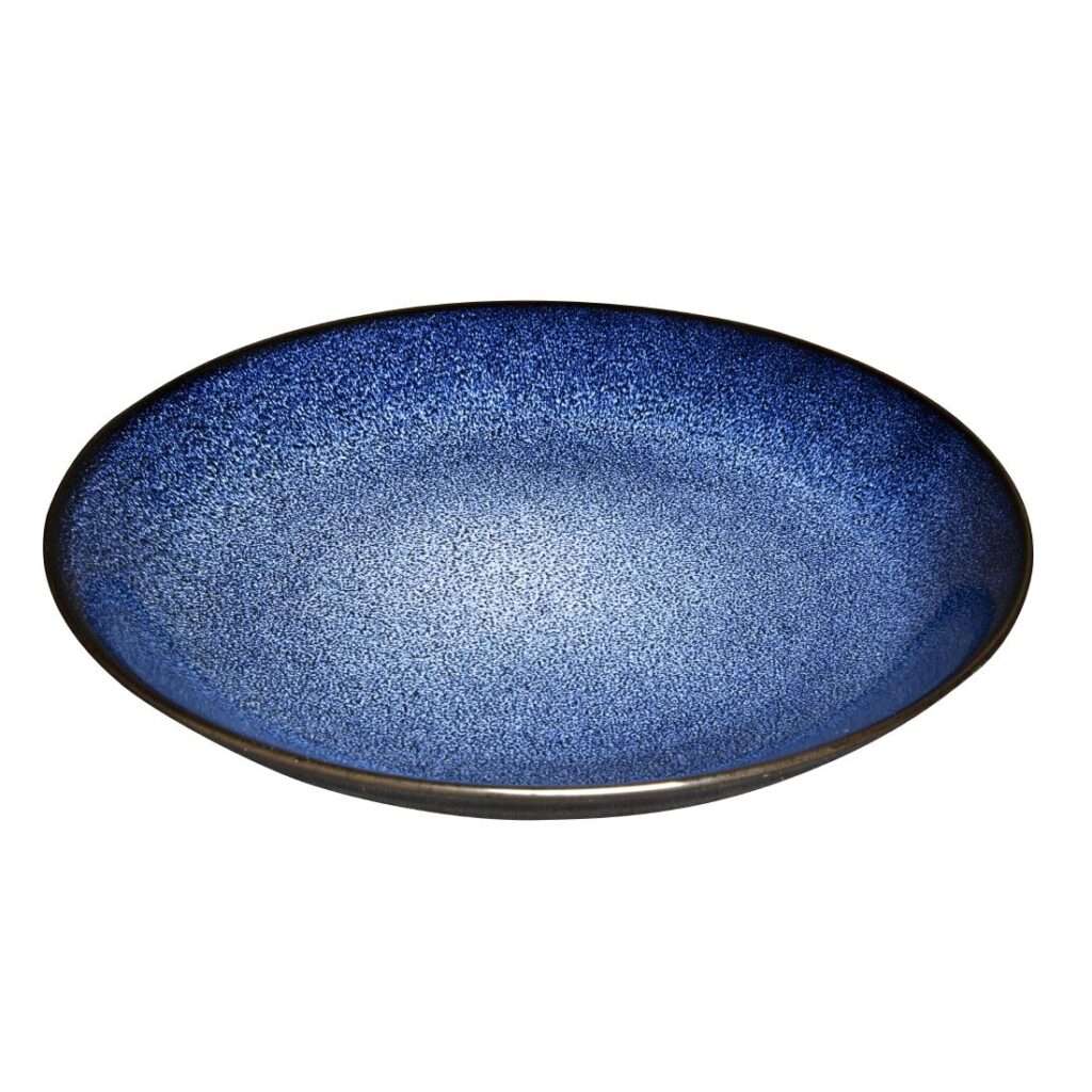 Olympia Luna Midnight Blue Coupe Plate 255mm (Pack of 4)